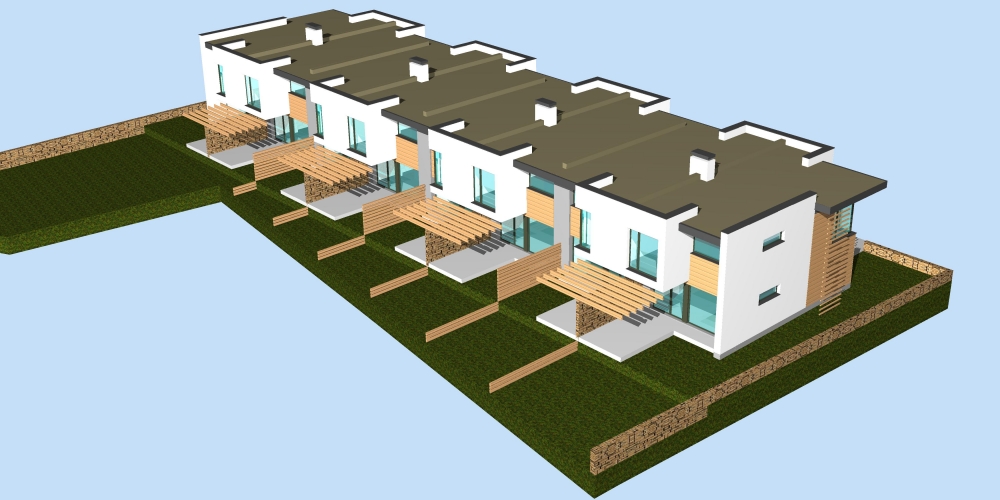 Kyjov, rodinné řadové domy